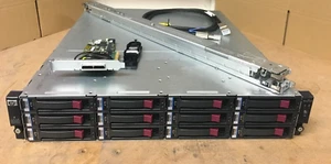 HP D2600 6G SAS Storage Array | 48TB SAS Storage | Rack Rails AJ940A 693689-B21 - Picture 1 of 2