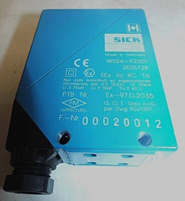 SICK WS24-X2301 13.5 V Dc Photoelectric Proximity Sensor - Image 1 of 4