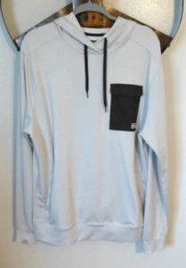 Helly Hansen Hoodie Men's Large Hyggen UPF 30 Performance Stretchy Outdoors Gray - Picture 1 of 4
