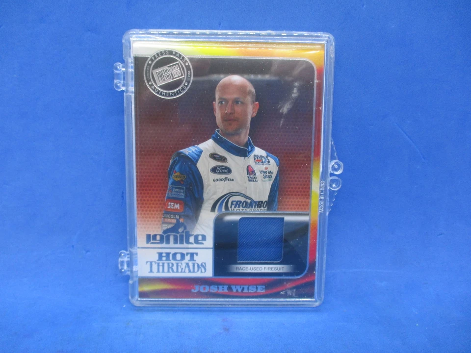 2013 Press Pass Ignite Hot Threads Josh Wise #HT-JW - Image 1 of 2