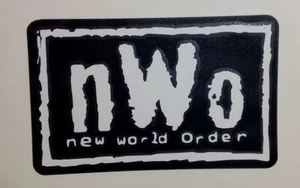 VINTAGE NWO New World Order Sticker Decal Phone laptop Car Window art 4x2.5! - Picture 1 of 5