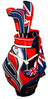 Horloge de golf Union Jack - cadeau Ryder Cup - golf britannique - - GB1-C