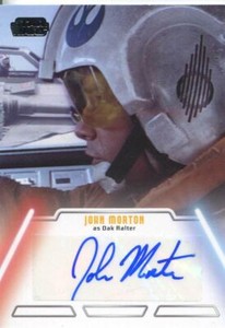 Star Wars Jedi Legacy Autograph Card John Morton As Dak Ralter