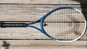 Head Ti Conquest Titanium Tennis Racket Grip 4 1/4-2 Blue / White  - Picture 1 of 6