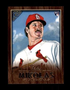 2018 Topps Gallery #40 Miles Mikolas WOOD Parallel RC St. Louis Cardinals - Picture 1 of 2