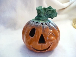 WB- WINKING JACK-O-LANTERN (PUT OVER CANDLE) #49964 - Picture 1 of 7