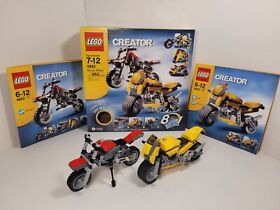 LEGO Creator: Revvin' Riders 4893, 8 builds, 360 Pieces, some minor color subs.
