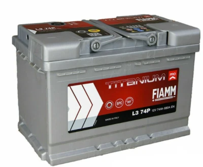 BATTERIA AUTO 74AH FIAMM L3 74P TITANIUM PRO SPUNTO 680A 278x175x190 - Immagine 1 di 4
