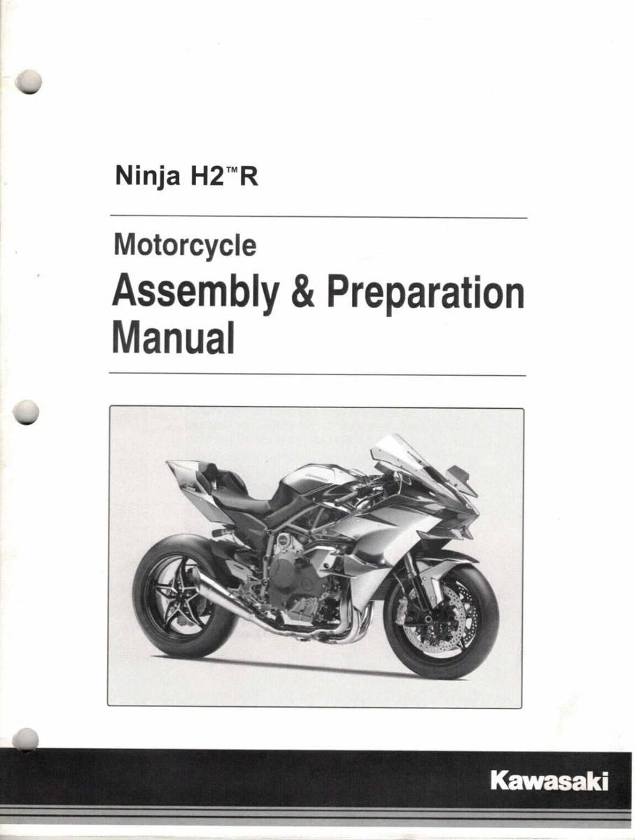 OEM Genuine Kawasaki New Bike Service/Assembly Manual ZX1000 Ninja