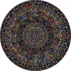 Puzzle Mandala Duro 1000 Piezas Difícil Imposible Puzzles para Adultos Challen - Imagen 1 de 12
