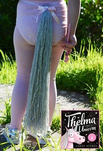 Thelma Unicorn inspired Silver Tail Dress Up Book Week Birthday costume party - Picture 1 of 4