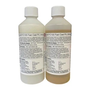Polycraft FC100 (White) Fast Cast Polyurethane Casting Resin - 1kg Kit - Picture 1 of 1