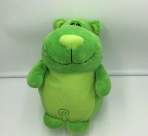 Fiesta grüner Bär Plüschtier Kuscheltier runder Körper Tiere Stofftier 10,5 Zoll Topf Bauch - Bild 1 von 5