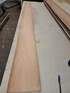 American Cherry Veneer - 1 NATURAL WOOD Sheet - 2510mm x 195mm - Picture 1 of 6