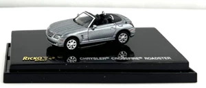 HO 1:87 Ricko # 38476 - Chrysler Crossfire Roadster 2006 convertible - plateado - Imagen 1 de 1