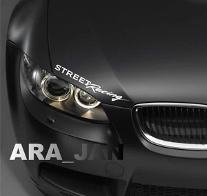STREET RACING Decal Sticker sport car hood logo emblem motorsport performance - Bild 1 von 5