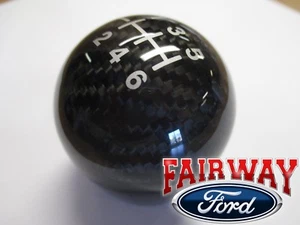15 thru 17 Focus Fiesta ST OEM Ford Parts Carbon Fiber 6-speed Gear Shift Knob - Picture 1 of 8