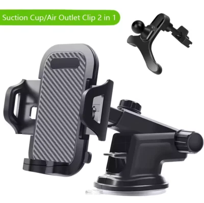 Windscreen Dashboard Air Vent Stand Universal Car Holder For 4.5"-7"Mobile Phone - Image 1 of 4