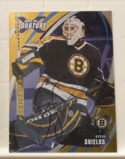 2002-03 In the Game Be A Player Signature Series Gold #073 Steve Shields AUTO