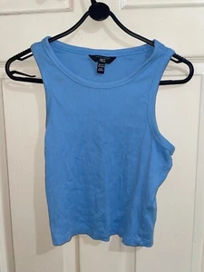 New Look 915 Girls 14-15 Years Blue Sleeveless Vest Top (EX) - Picture 1 of 1