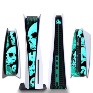 Skull PS5 Disk Center Panel Skin Sticker Vinyl Sticker Wrap PlayStation 5 - Picture 1 of 1