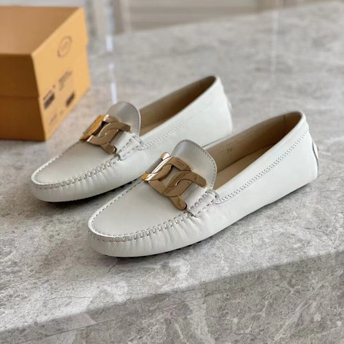 TOD’S Scarpe mocassini Tod's donna pelle fondo piatto punta tonda