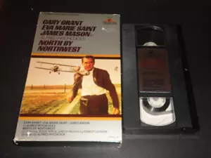 North By Northwest (VHS, 1983) Cary Grant Rare Thriller HTF MGM Big Book Box - Picture 1 of 6