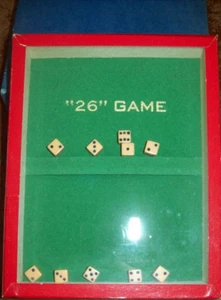 1951 Vintage JOSEPH W DRUEKE "26" GAME - Dice Game - Counting Puzzle - Picture 1 of 7
