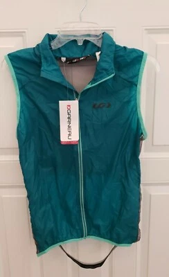 Louis Garneau Speed Zone X-Lite Cycling Vest Womens Large Teal Bike NWT - Image 1 of 4