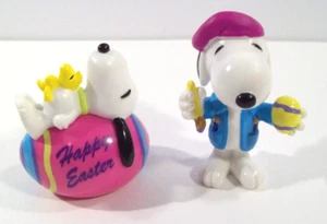 Lote de PVC de Pascua Peanuts Snoopy, huevo de Pascua Snoopy Woodstock, pintor de huevos Snoopy - Imagen 1 de 2