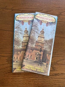 2 - Pennsylvania Official Transportation Maps Bicentennial State 1975 Vintage - Picture 1 of 8