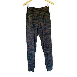 Oalka Damen High Rise Camouflage Athletic Pull On Yoga Leggings Gr. M Braun - Bild 1 von 5