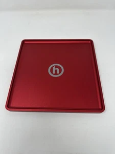 HIDDEN NY H LOGO SERVING SQUARE TRAY BRAND NEW RED - Picture 1 of 3
