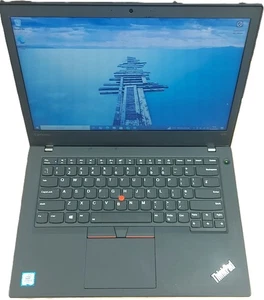Lenovo Thinkpad T470 i5 6th Gen 8GB 256GB SSD  Windows 10 Laptop - Picture 1 of 6