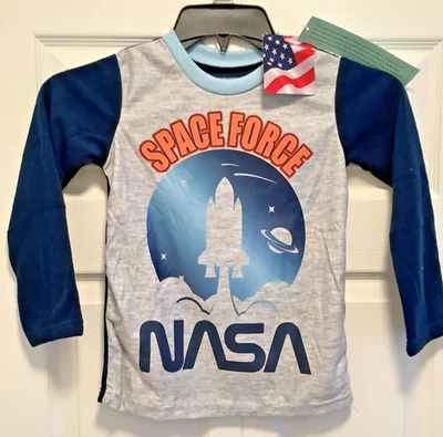 Новый с ярлыками Space Force NASA одежда группы пижамы размер 4/5 Бесплатная доставка новый с Ярлыками - Изображение 1 из 2