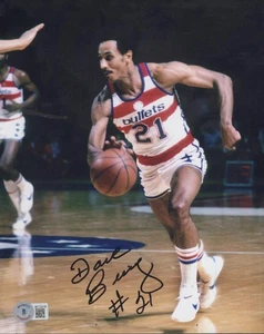 FOTO 8X10 FIRMADA AUTOGRAFIADA POR DAVE BING BALAS BECKETT BF72218 - Imagen 1 de 1