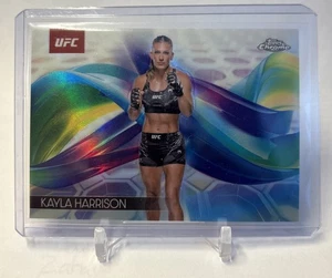 2025 Topps Chrome UFC KAYLA HARRISON Helix Card Case Hit SSP - Picture 1 of 2