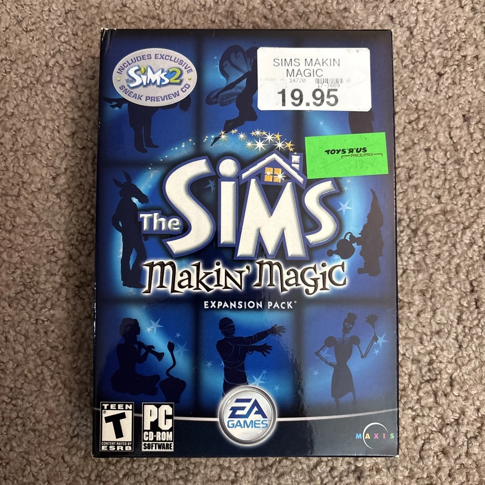 The Sims Makin' Magic Expansion Pack for PC New Sealed Small Box - Image 1 of 4