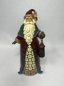 2002 Jim Shore Heartwood Creek Weihnachtsmann mit Laterne 105535FD KOSTENLOSER VERSAND A11 - Bild 1 von 11