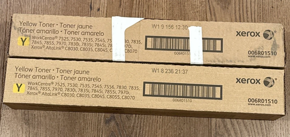 2 Yellow Xerox Toner 006R01510 - Image 1 of 1