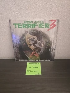 DAMIEN LEONE’S TERRIFIER 3 VINYL - LE of 500 / GREEN - Signed - *IN HAND* 🆕 ✅ - Picture 1 of 1