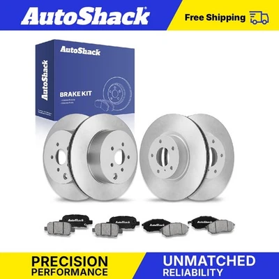 Front Rear Brake Rotors Ceramic Pads for INFINITI G35 EX35 M35 Nissan 370Z - Image 1 of 4