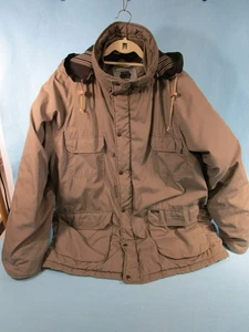 CHAQUETA ABRIGO aislante Grizzly by HAGGAR para hombre talla XL con capucha desmontable en muy buen estado - Imagen 1 de 13
