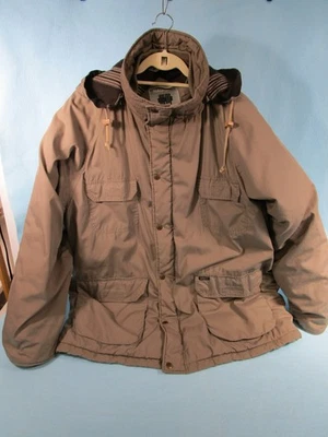 CHAQUETA ABRIGO aislante Grizzly by HAGGAR para hombre talla XL con capucha desmontable en muy buen estado Foto 1 de 4