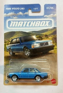 Matchbox Basic 1986 Volvo 240 (Blue)) - Picture 1 of 1