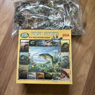 White Mountain Puzzle - First  Strike -  750 Pc Puzzle New - Image 1 of 3