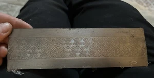 Pattern Texture Rolling Mill Plate Jewelry Potter Scroll - Picture 1 of 2