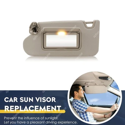 Driver Side Sun Visor Pad For Nissan Teana 13-18 Beige Replace Sunshade Assembly - Image 1 of 4