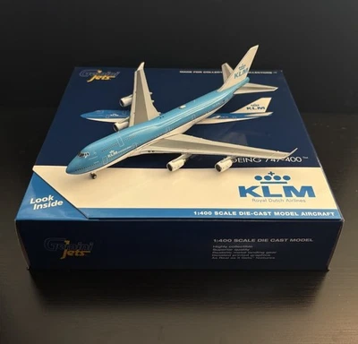 GeminiJets 1:400 KLM Boeing 747-400 PH-BFW GJKLM1592 Diecast Model Airplane - Image 1 of 4