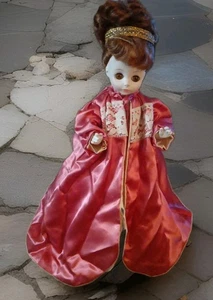 1970 Reiter Puppe 14 Zoll blonde Haare, Brautkleid, Cape sauber - Bild 1 von 10